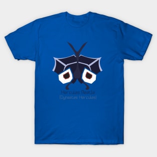 "Bug Eyes" - Hercules Beetle (Blue) T-Shirt